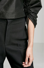STRETCH TAFFETA TOP