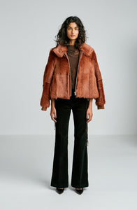 STRETCH TAFFETA TOP