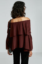 CDC COLD SHOULDER TIERED TOP