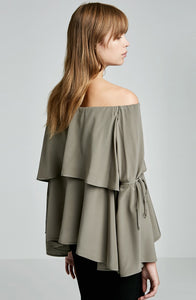 CDC COLD SHOULDER TIERED TOP