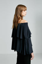 CDC COLD SHOULDER TIERED TOP