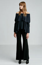 CDC COLD SHOULDER TIERED TOP