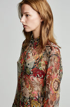 SILK CHIFFON OVERSIZED SHIRT