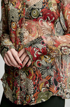 SILK CHIFFON OVERSIZED SHIRT
