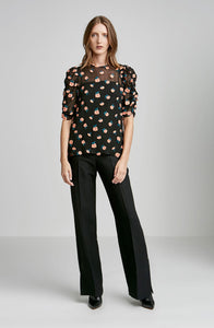 RUFFLE SLEEVE TOP