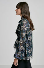 EMBROIDERED TINSEL TOP