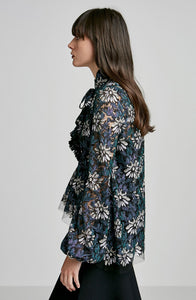 EMBROIDERED TINSEL TOP