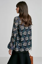 EMBROIDERED TINSEL TOP