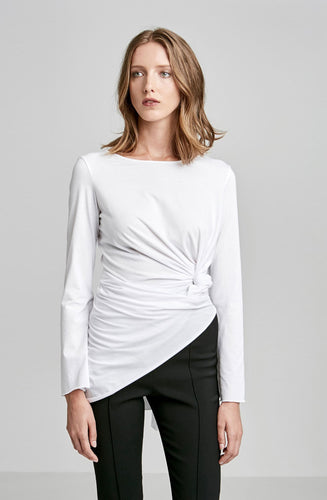 DRAPED T-SHIRT