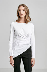DRAPED T-SHIRT
