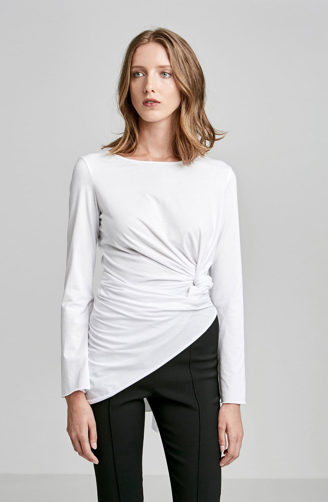 DRAPED T-SHIRT