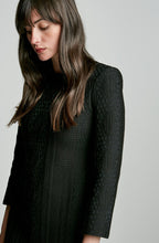 BONDED WOOL LACE DRESS