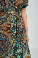 PRINTED WRAP DRESS