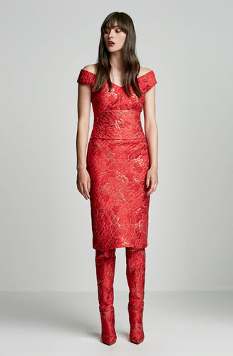 BROCADE DRESS