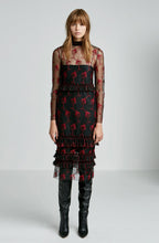 TULLE EMBROIDERED DRESS