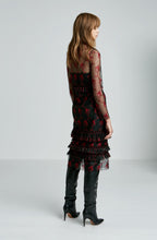 TULLE EMBROIDERED DRESS