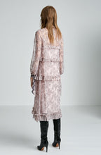 TIERED TRIANGLE LACE DRESS