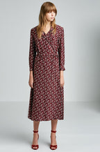 PRINTED ROBE DRESS