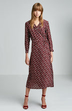 PRINTED ROBE DRESS