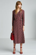 PRINTED ROBE DRESS