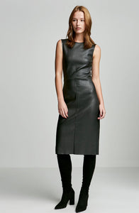 STRETCH LEATHER DRESS