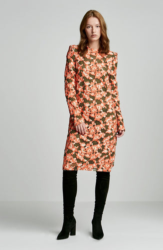 EMBROIDERED LACE DRESS