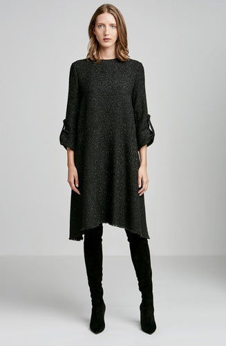 TINSEL BOUCLE DRESS
