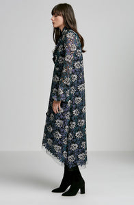 EMBROIDERED TINSEL DRESS