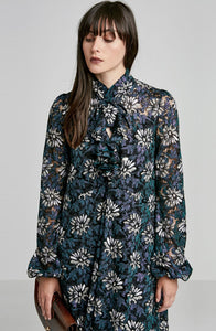EMBROIDERED TINSEL DRESS