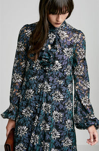 EMBROIDERED TINSEL DRESS