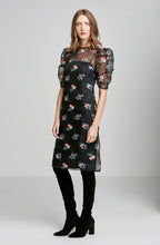 RUFFLE SLEEVE DRESS