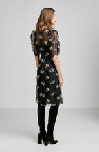 RUFFLE SLEEVE DRESS