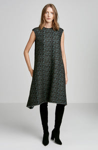 NIGHT BROCADE DRESS