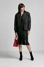 PADDED SILK BOMBER