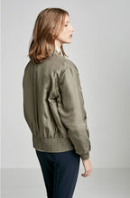 PADDED SILK BOMBER