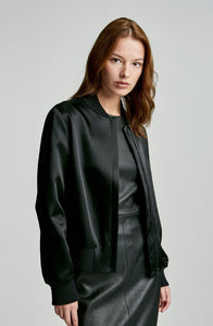 TECHNO SATIN BOMBER