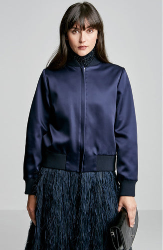 TECHNO SATIN BOMBER