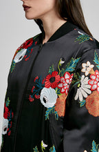 PADDED SILK EMBROIDERED JACKET