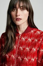 EMBROIDERED VELVET BOMBER