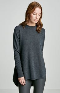 CASHMERE SHIRTTAIL SWEATER