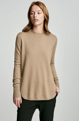 CASHMERE SHIRTTAIL SWEATER