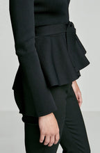 CREPE KNIT WRAP JACKET