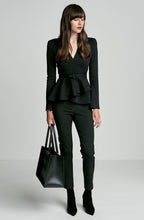 CREPE KNIT WRAP JACKET