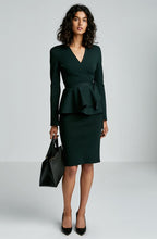 CREPE KNIT WRAP JACKET