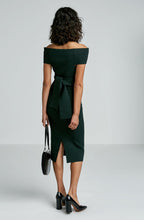CREPE KNIT COLD SHOULDER MILANO DRESS