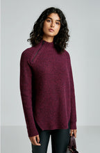 CASHMERE WOOL ZIP NECK SWEATER