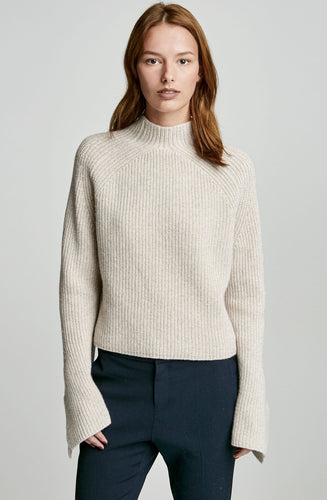 CASHMERE WOOL FLARED SLEEVE SWT