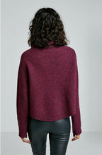 CASHMERE WOOL CROP SHIRTTAIL SWT