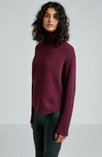 CASHMERE WOOL CROP SHIRTTAIL SWT
