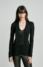 BABYWOOL TIE NECK TEE